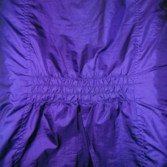 LIZ CLAIBORNE Reversible Purple & Black Fleece Vest Size Medium - Picture 5 of 8